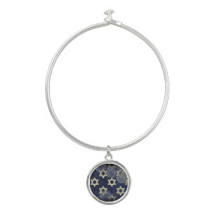 SlipperyJoe's strong Hanukkah vibe Star of David m Bangle Bracelet