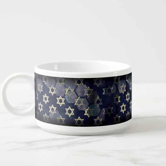 SlipperyJoe's strong Hanukkah vibe Star of David m Bowl (Right)