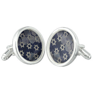 SlipperyJoe's strong Hanukkah vibe Star of David m Cufflinks