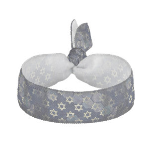 SlipperyJoe's strong Hanukkah vibe Star of David m Elastic Hair Tie