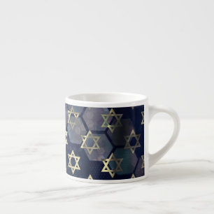 SlipperyJoe's strong Hanukkah vibe Star of David m Espresso Cup