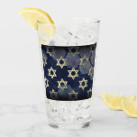 SlipperyJoe's strong Hanukkah vibe Star of David m Glass<br><div class="desc">SlipperyJoe's strong Hanukkah vibe Star of David motif symbol symbolizing Jewish identity and tradition artistic subtle silvery-gray tone deep midnight-blue background traditional colors associated Hebrew celebrations religious light shining into darkness digital stained glass effect repeated clean geometric patterns creates rhythm and unity elegant contemporary abstract symbolism</div>