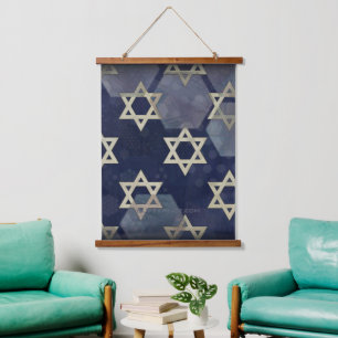 SlipperyJoe's strong Hanukkah vibe Star of David m Hanging Tapestry
