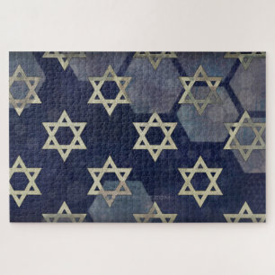 SlipperyJoe's strong Hanukkah vibe Star of David m Jigsaw Puzzle