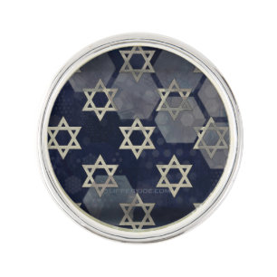 SlipperyJoe's strong Hanukkah vibe Star of David m Lapel Pin