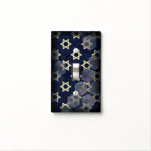 SlipperyJoe's strong Hanukkah vibe Star of David m Light Switch Cover