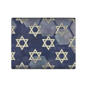 SlipperyJoe's strong Hanukkah vibe Star of David m Metal Print