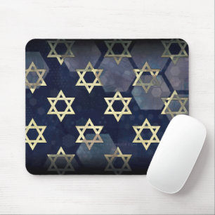 SlipperyJoe's strong Hanukkah vibe Star of David m Mouse Pad