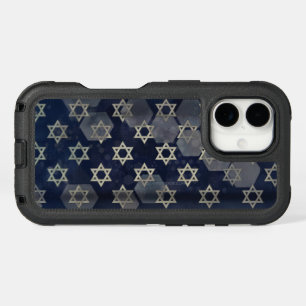 SlipperyJoe's strong Hanukkah vibe Star of David m iPhone 16 Case