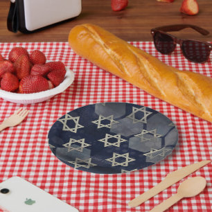SlipperyJoe's strong Hanukkah vibe Star of David m Paper Plates