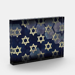 SlipperyJoe's strong Hanukkah vibe Star of David m Photo Block