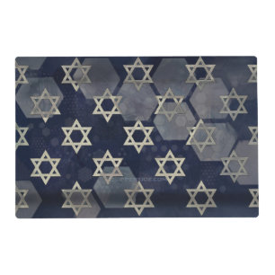 SlipperyJoe's strong Hanukkah vibe Star of David m Placemat
