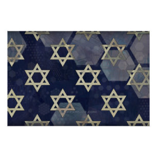 SlipperyJoe's strong Hanukkah vibe Star of David m Poster