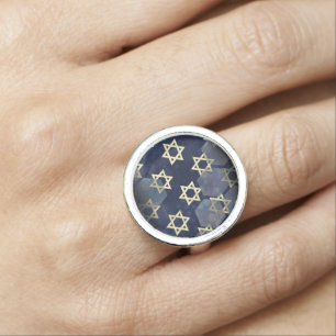 SlipperyJoe's strong Hanukkah vibe Star of David m Ring