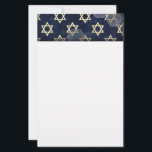 SlipperyJoe's strong Hanukkah vibe Star of David m Stationery<br><div class="desc">SlipperyJoe's strong Hanukkah vibe Star of David motif symbol symbolizing Jewish identity and tradition artistic subtle silvery-gray tone deep midnight-blue background traditional colors associated Hebrew celebrations religious light shining into darkness digital stained glass effect repeated clean geometric patterns creates rhythm and unity elegant contemporary abstract symbolism</div>