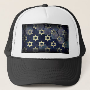 SlipperyJoe's strong Hanukkah vibe Star of David m Trucker Hat