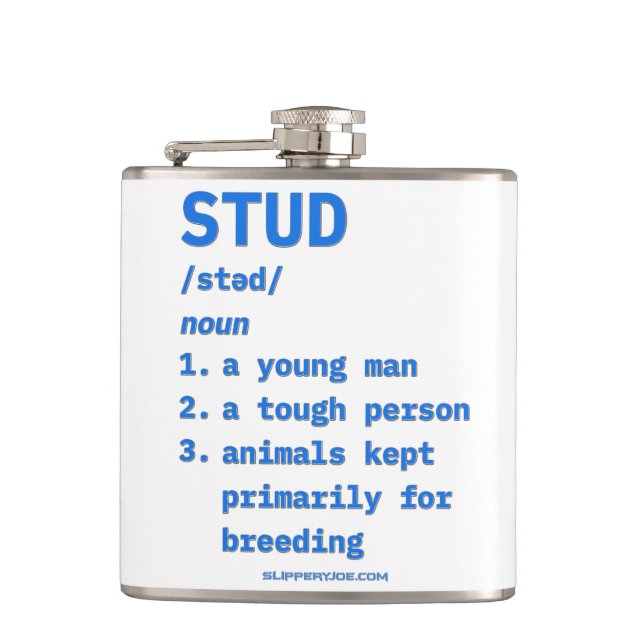 SlipperyJoe's stud definition animals dictionary b Flask (Front)