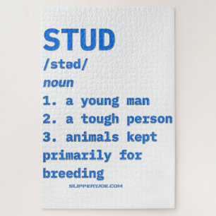SlipperyJoe's stud definition animals dictionary b Jigsaw Puzzle