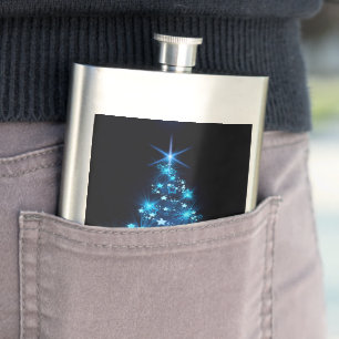 SlipperyJoe's stylized glowing Christmas tree brig Flask