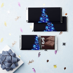 SlipperyJoe's stylized glowing Christmas tree brig Hershey Bar Favors