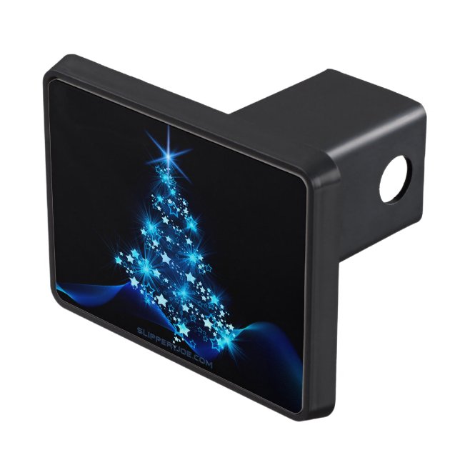 SlipperyJoe's stylized glowing Christmas tree brig Hitch Cover (Top Right)