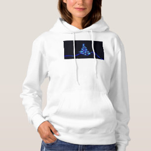 SlipperyJoe's stylized glowing Christmas tree brig Hoodie