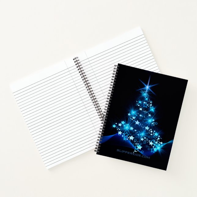 SlipperyJoe's stylized glowing Christmas tree brig Notebook (Inside)