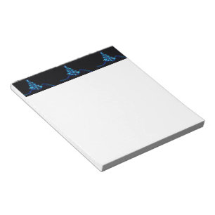 SlipperyJoe's stylized glowing Christmas tree brig Notepad