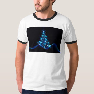 SlipperyJoe's stylized glowing Christmas tree brig T-Shirt