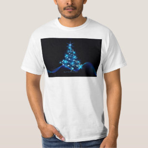 SlipperyJoe's stylized glowing Christmas tree brig T-Shirt