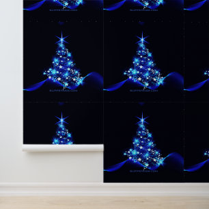SlipperyJoe's stylized glowing Christmas tree brig Wallpaper