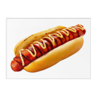 SlipperyJoe's summer BBQ vibe hot dog nestled soft