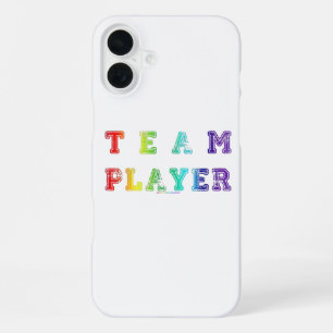 SlipperyJoe's team player filled with smooth rainb iPhone 16 Plus Case