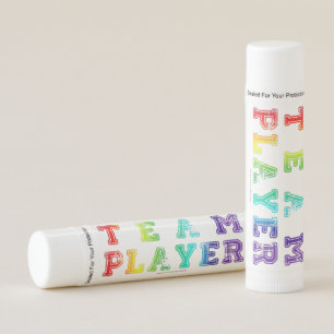 SlipperyJoe's team player filled with smooth rainb Lip Balm