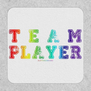SlipperyJoe's team player filled with smooth rainb Patch