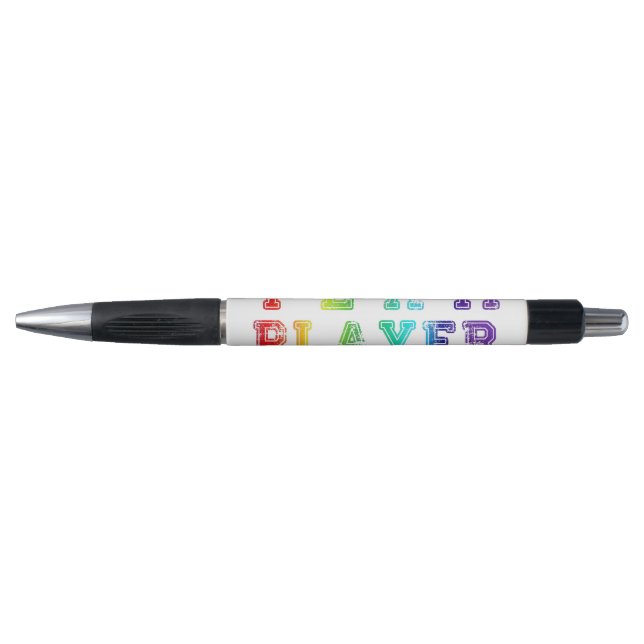 SlipperyJoe's team player filled with smooth rainb Pen (Front)