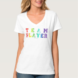 SlipperyJoe's team player filled with smooth rainb T-Shirt
