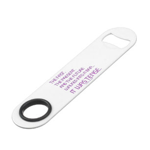 SlipperyJoe's tense word past future purple funny  Bar Key