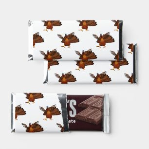 SlipperyJoe's Thanksgiving gobble responsibly live Hershey Bar Favors