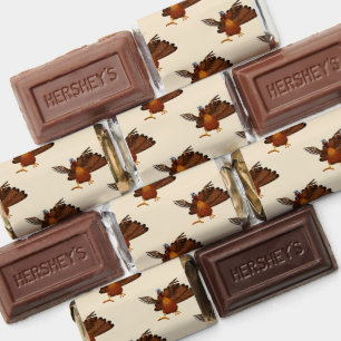 SlipperyJoe's Thanksgiving gobble responsibly live Hershey's Miniatures