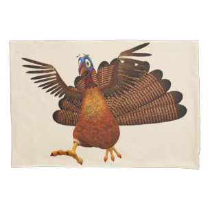 SlipperyJoe's Thanksgiving gobble responsibly live Pillow Case