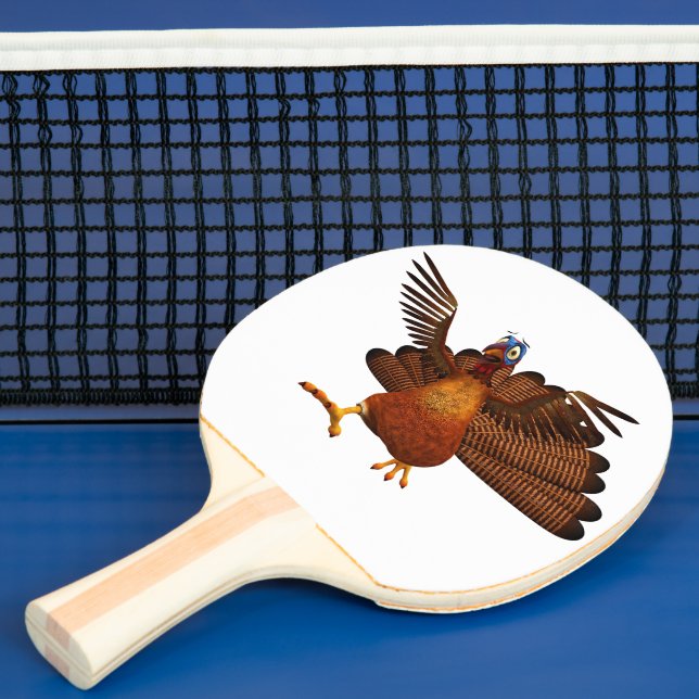 SlipperyJoe's Thanksgiving gobble responsibly live Ping Pong Paddle (Insitu)