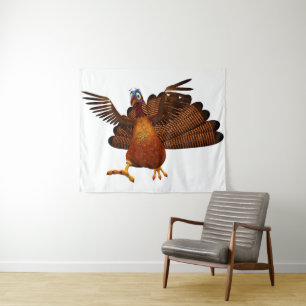 SlipperyJoe's Thanksgiving gobble responsibly live Tapestry