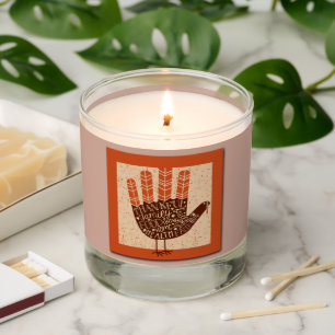 SlipperyJoe's Thanksgiving playful turkey illustra Scented Candle