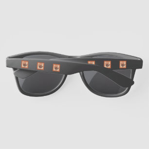 SlipperyJoe's Thanksgiving playful turkey illustra Sunglasses