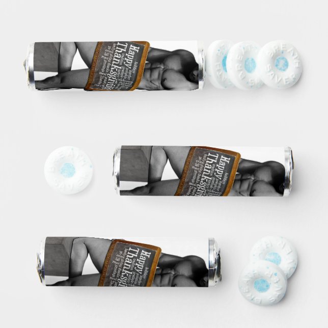SlipperyJoe's Thanksgiving tradition muscular male Breath Savers® Mints (Assorted)