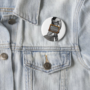 SlipperyJoe's Thanksgiving tradition muscular male Button