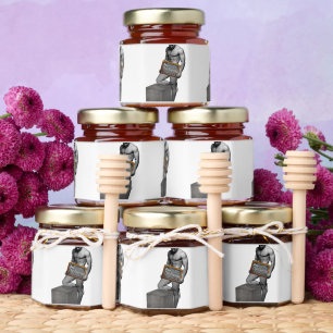 SlipperyJoe's Thanksgiving tradition muscular male Honey Jar Favors