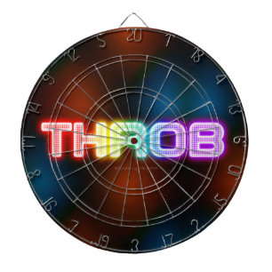 SlipperyJoe's throb rainbow-like gradient thick ca Dart Board