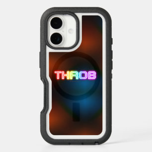 SlipperyJoe's throb rainbow-like gradient thick ca iPhone 16 Case